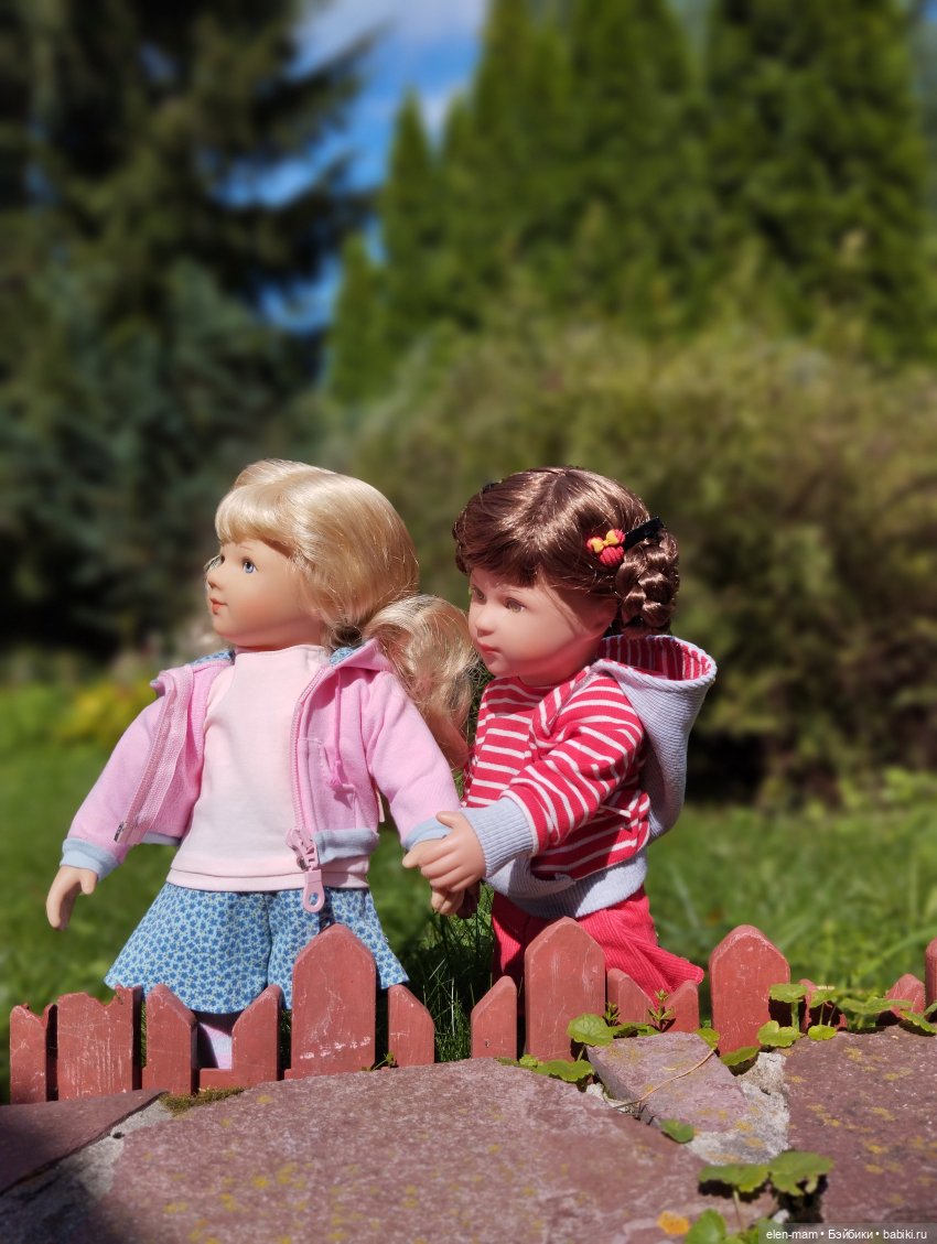 Элеа и Софи-Лорена, куклы Kathe Kruse