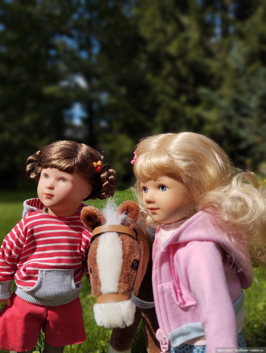 Элеа и Софи-Лорена, куклы Kathe Kruse