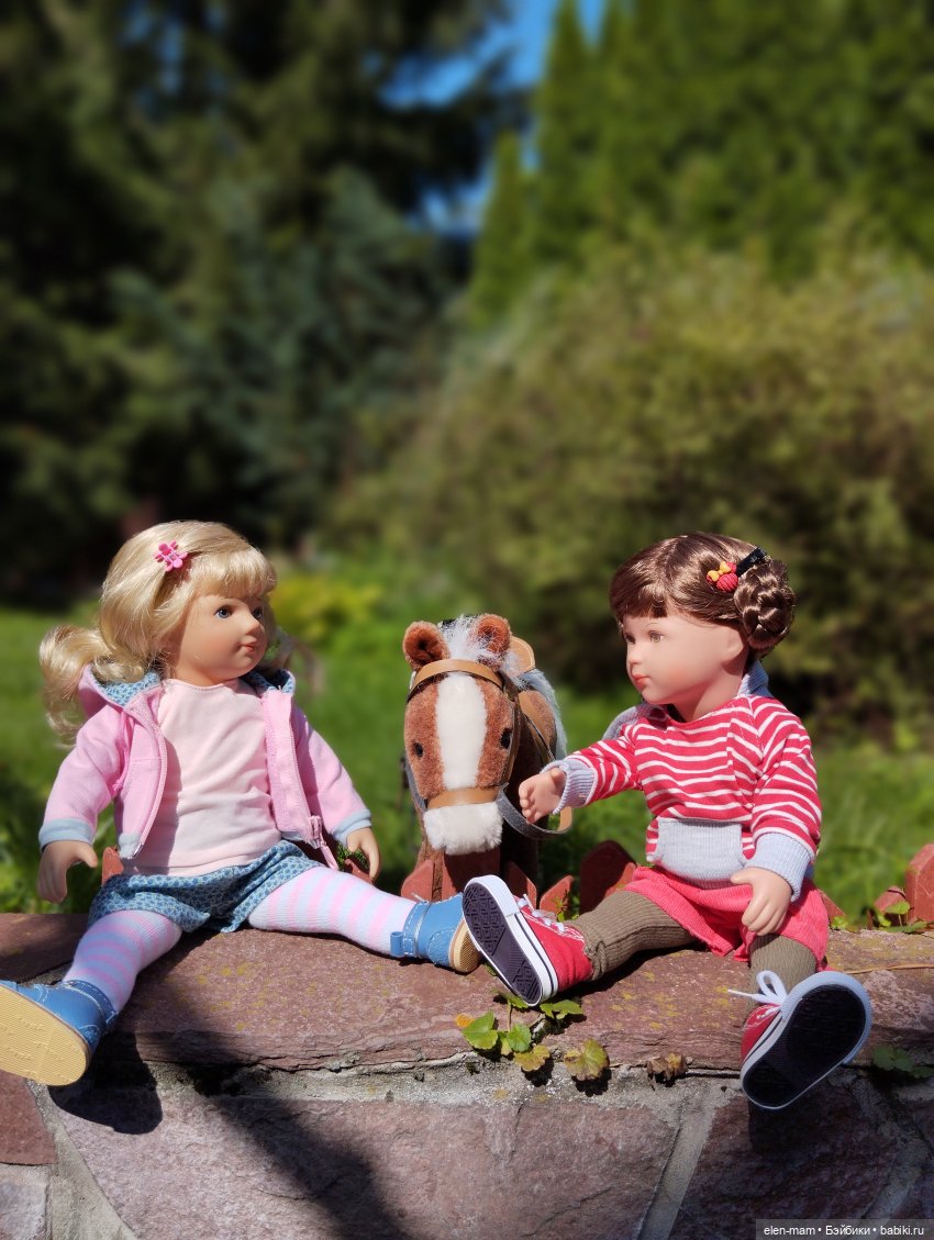 Элеа и Софи-Лорена, куклы Kathe Kruse