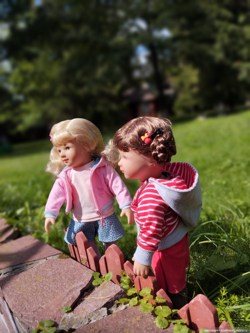 Элеа и Софи-Лорена, куклы Kathe Kruse