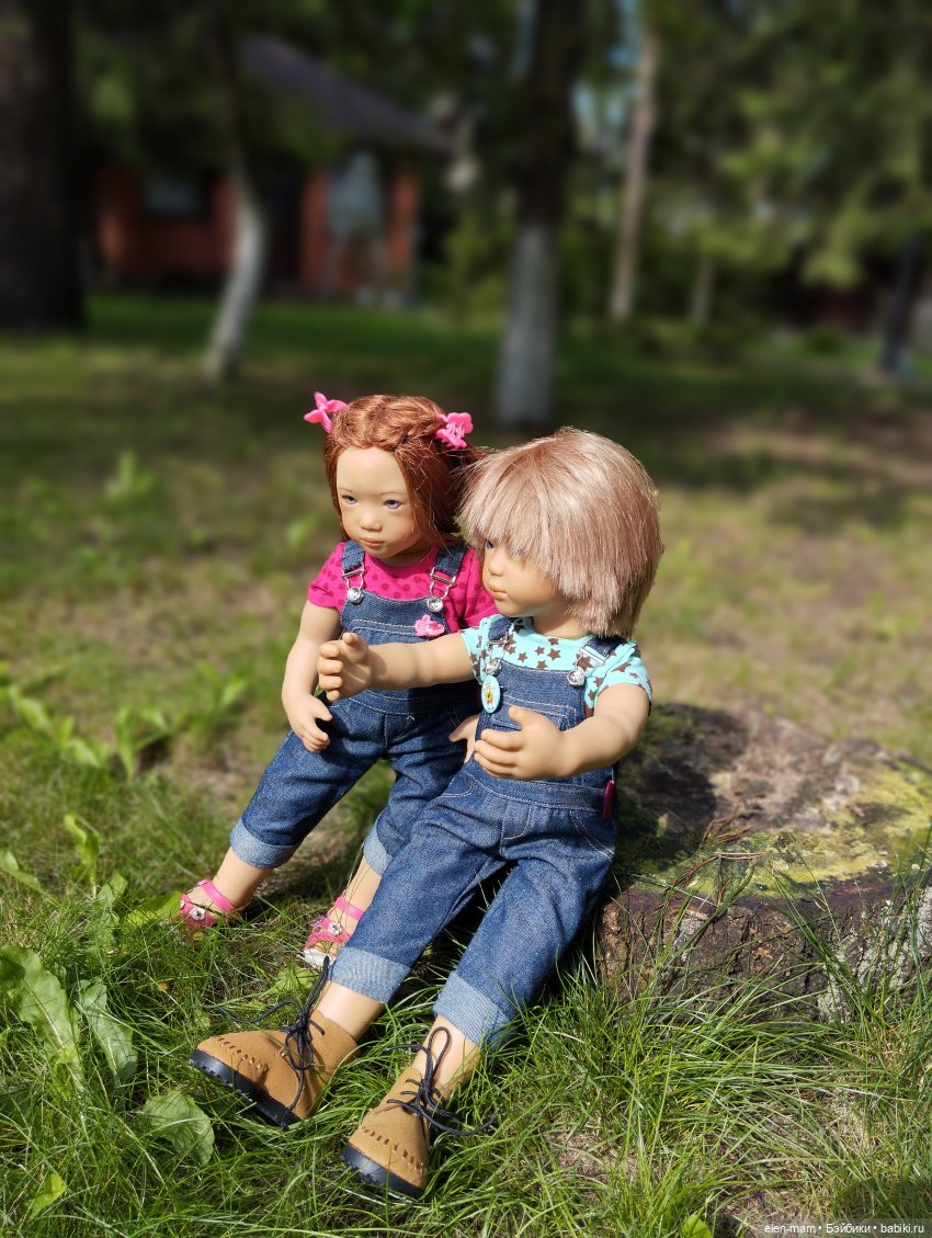 Вилли и Китти👫 — Куклы Annette Himstedt (Аннетт Химстедт): коллекционные