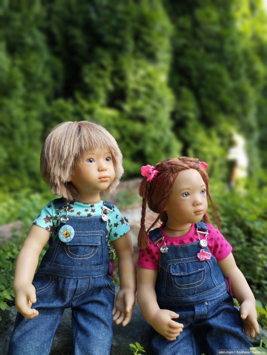 Вилли и Китти👫 — Куклы Annette Himstedt (Аннетт Химстедт): коллекционные