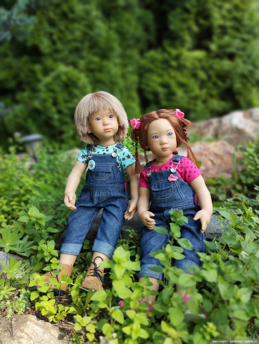 Вилли и Китти👫 — Куклы Annette Himstedt (Аннетт Химстедт): коллекционные