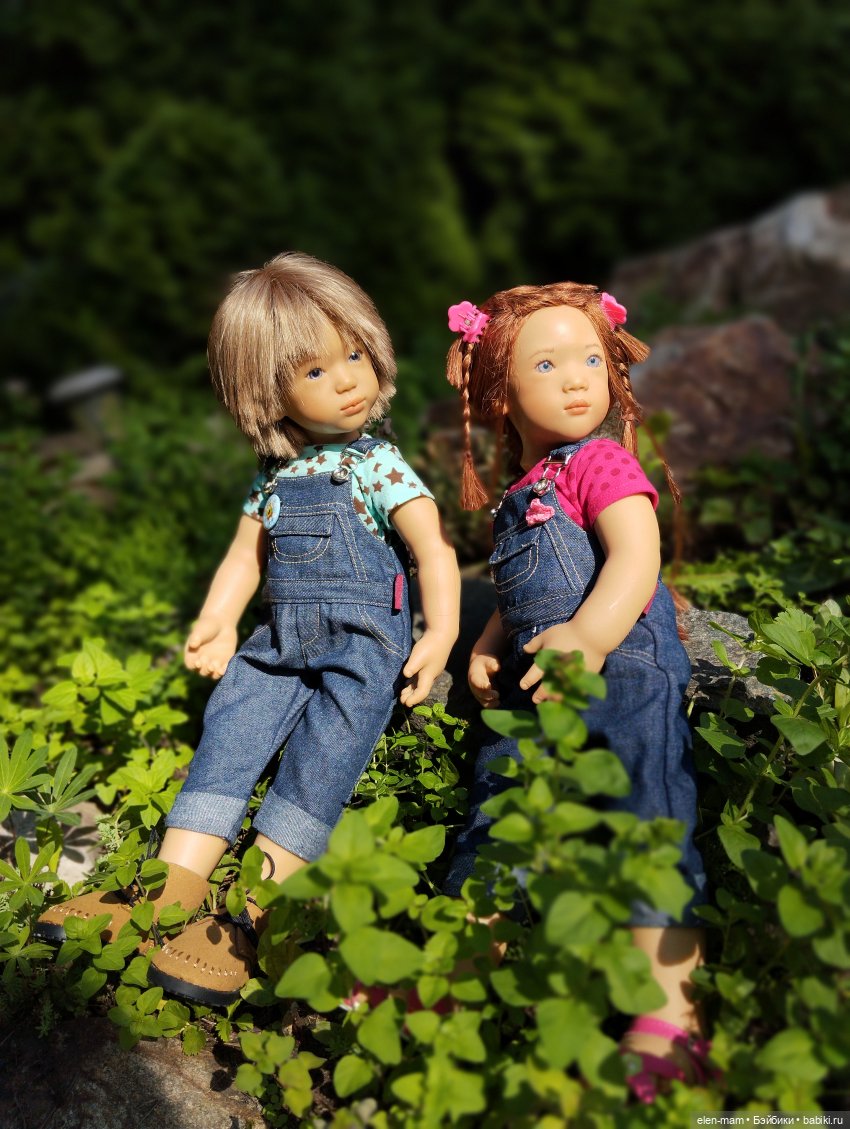 Вилли и Китти👫 — Куклы Annette Himstedt (Аннетт Химстедт): коллекционные