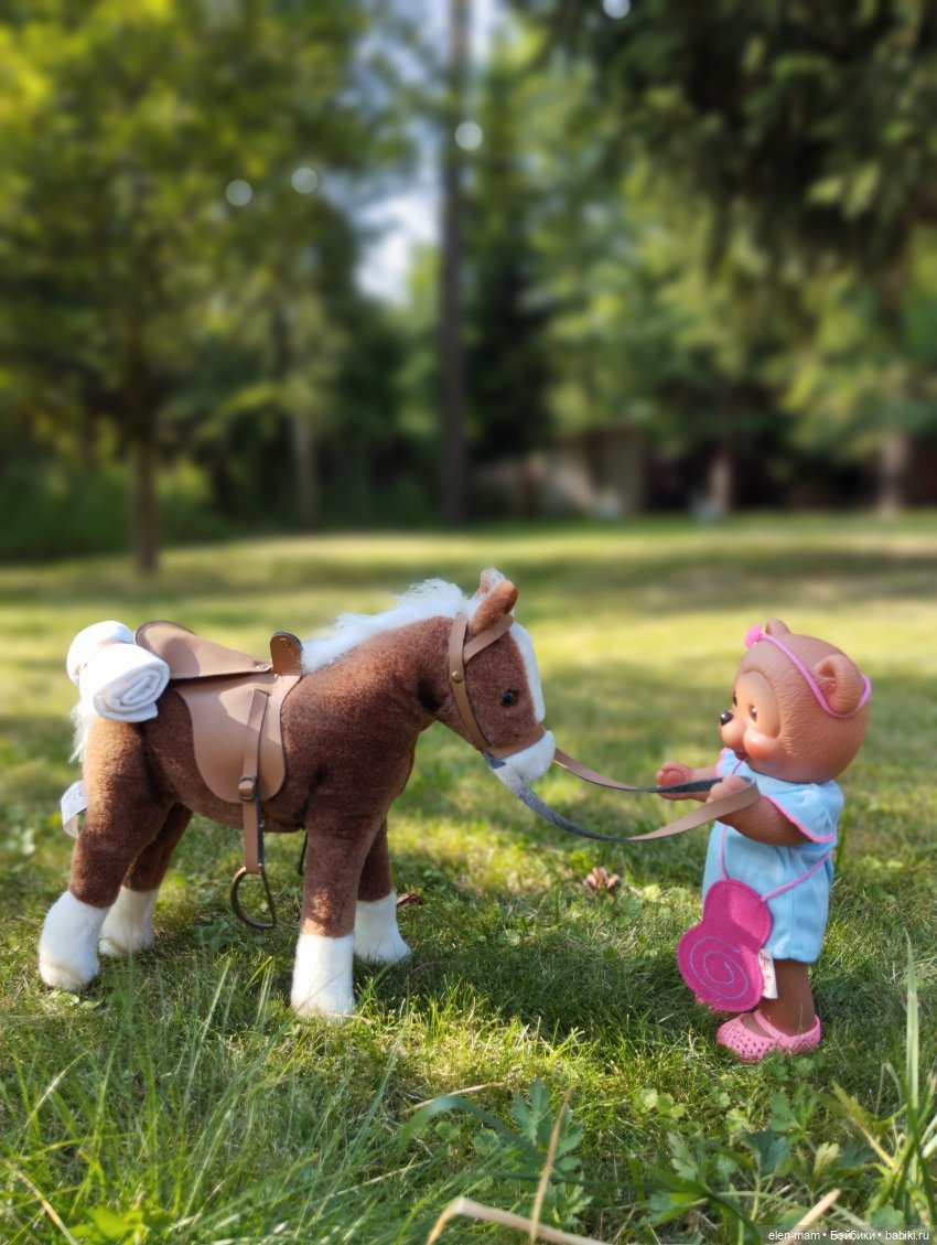 Мишка и лошадка