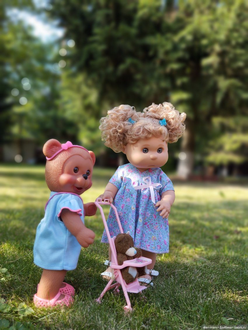 Сима и Мишка, коляска