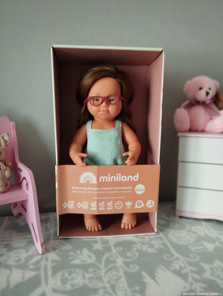 Солнечный ребёнок. Кукла-пупс Miniland