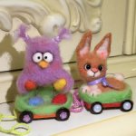 Милейшие каталочки для бжд детишек.