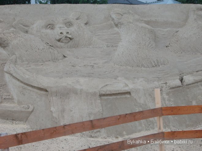 Скульптуры из песка на набережной Лапиенранты. Финляндия (фото 7)