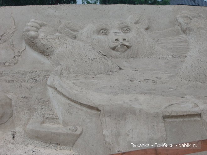 Скульптуры из песка на набережной Лапиенранты. Финляндия (фото 6)