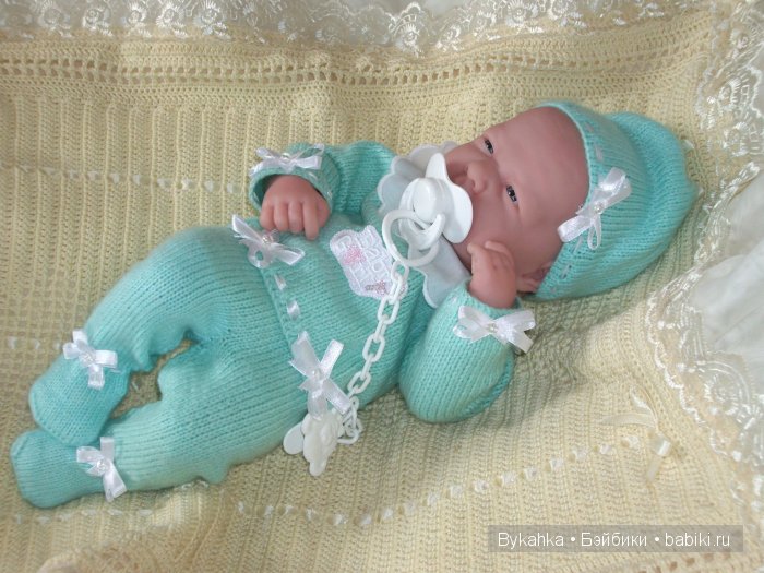 " Моим рукам покоя нет" Вязаные комплекты для пупсов и реборнят (фото 6)