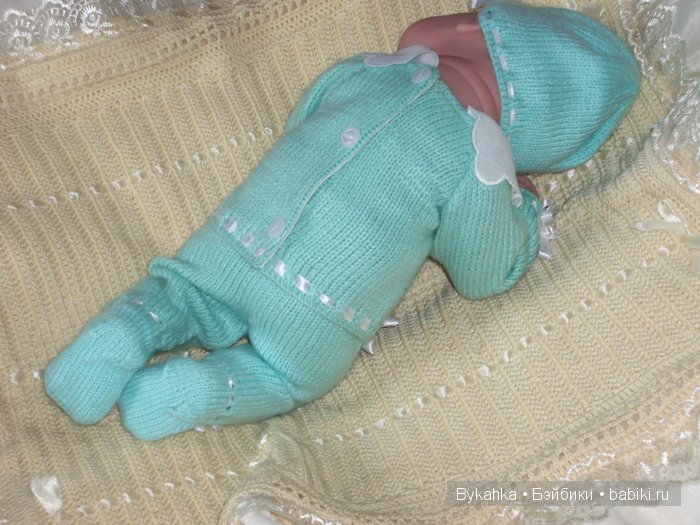 " Моим рукам покоя нет" Вязаные комплекты для пупсов и реборнят (фото 8)