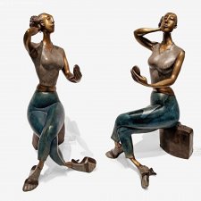 Бронзовые скульптуры от Элен Лабри (Hélène Labrie)