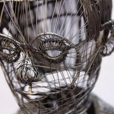 Скульптуры из проволоки Roberto Fanari