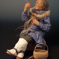 Деревянные куклы от Mary Ellen Frank