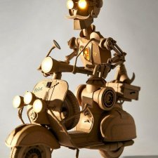 Картонные работы от Greg Olijnyk