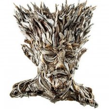 Деревянные портреты людей Bennett Ewing