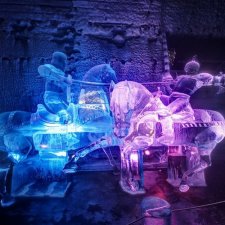 Удивительные ледяные скульптуры авторства одной семьи