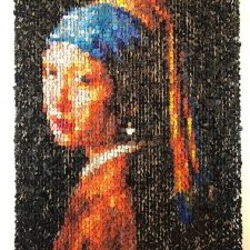 Инсталяции из пуговиц от Augusto Esquivel