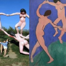 Ожившие картины в парке «Земля скульптур»