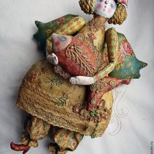 Текстильные куклы от Ольги Март