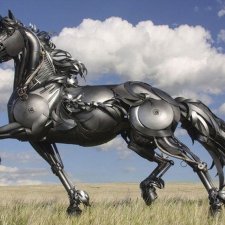 Потрясающие животные из металлолома от Джона Лопеса