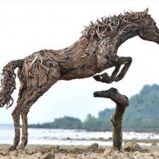 Невероятные скульптуры из дерева от художника Джеффро Уитто (Jeffro Uitto)