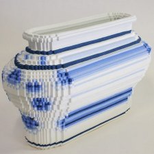 Пиксельная керамика от японского художника Тошии Масуды (Toshiya Masuda)