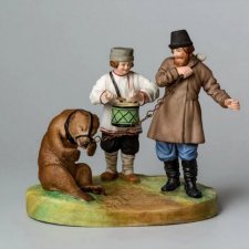 Фарфоровые фигурки из серии "Волшебный фонарь" Россия, XIX век