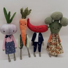 Забавные и необычные куклы от украинской художницы Юлии (zosiasstore)