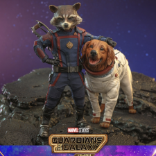 Hot Toys анонсировали сет фигурок Ракеты и Космо по мотивам фильма «Стражи Галактики. Часть 3»