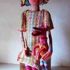 Текстильные скульптуры от французской художницы-самоучки Caroll Bertin
