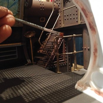 Диорама салона «Наутилуса» от автора Джерри Террелл