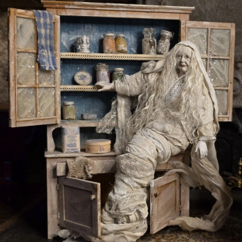 Диорама «Элеанор, вечный страж викторианской кухни» от мастера Марсии Бэкстром