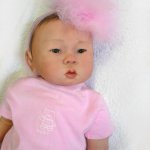 Моя азиатская малышка реборн Мелания с росписанными волосиками