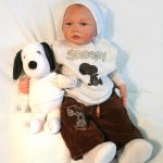 Вот мой мальчик реборн Оливер с росписными волосиками