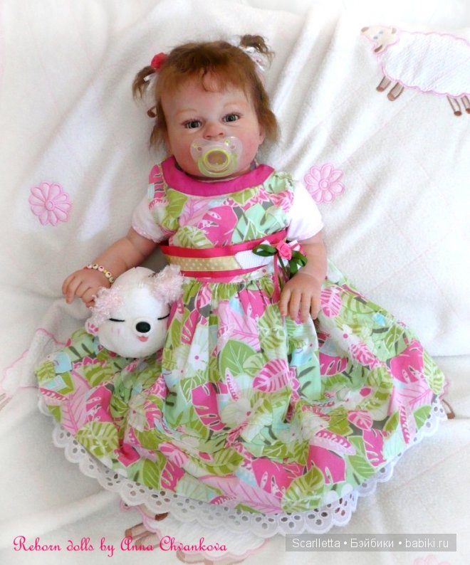 Кукла реборн Инес - малышка модница (фото 7)