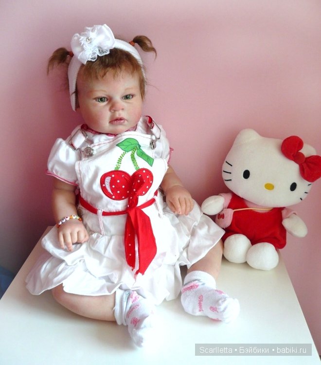 Кукла реборн Инес - малышка модница (фото 2)