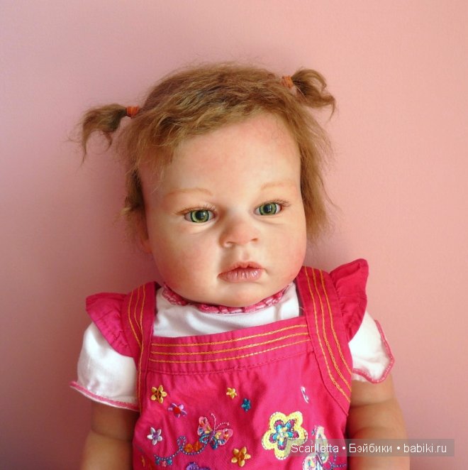 Кукла реборн Инес - малышка модница (фото 4)
