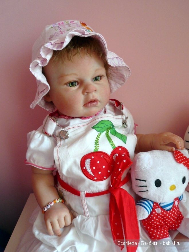 Кукла реборн Инес - малышка модница