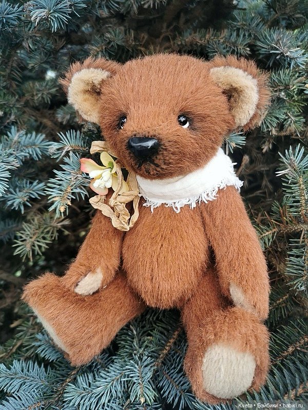 Шоколадный мишка не хочет гулять