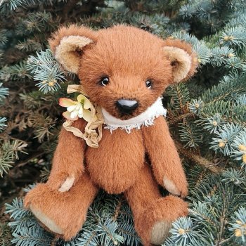 Шоколадный мишка не хочет гулять