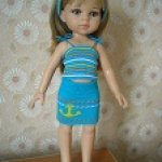 Мастер-класс. Малобюджетные летние нарядики для кукол ростом 26-32 см