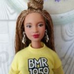 Барби БМР 1959 мулатка с косичками