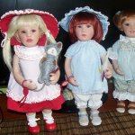 Что же там, на верхней полке? Мои куколки от Beatrice Perini для Gotz