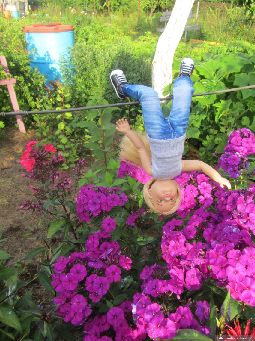 Вера Крузенлинг на даче. Kathe Kruse Kruselings Doll