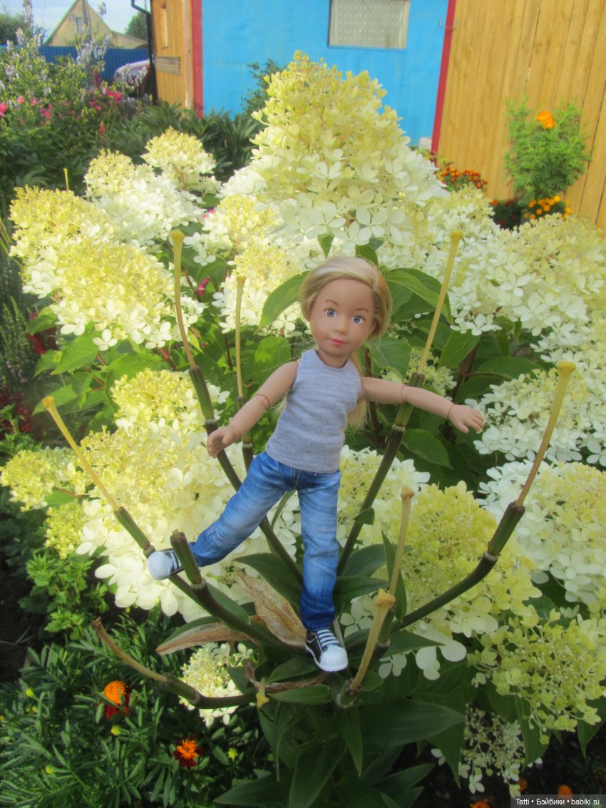 Вера Крузенлинг на даче. Kathe Kruse Kruselings Doll