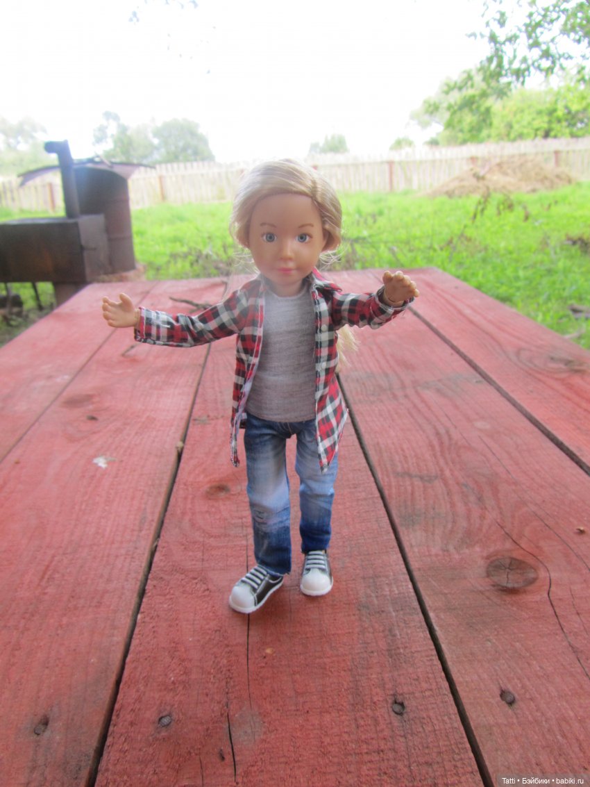 Вера Крузенлинг на даче. Kathe Kruse Kruselings Doll (фото 5)