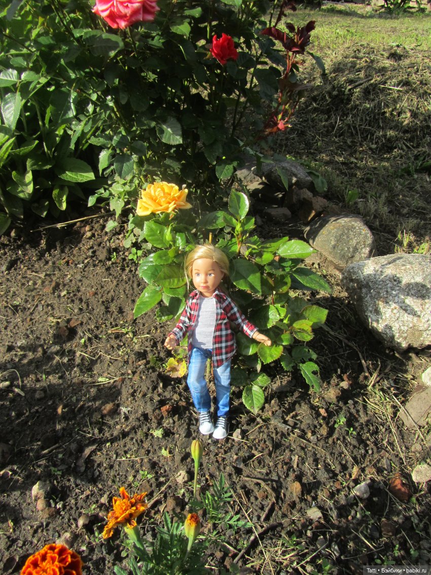 Вера Крузенлинг на даче. Kathe Kruse Kruselings Doll (фото 9)