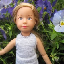 Вера Крузенлинг на даче. Kathe Kruse Kruselings Doll